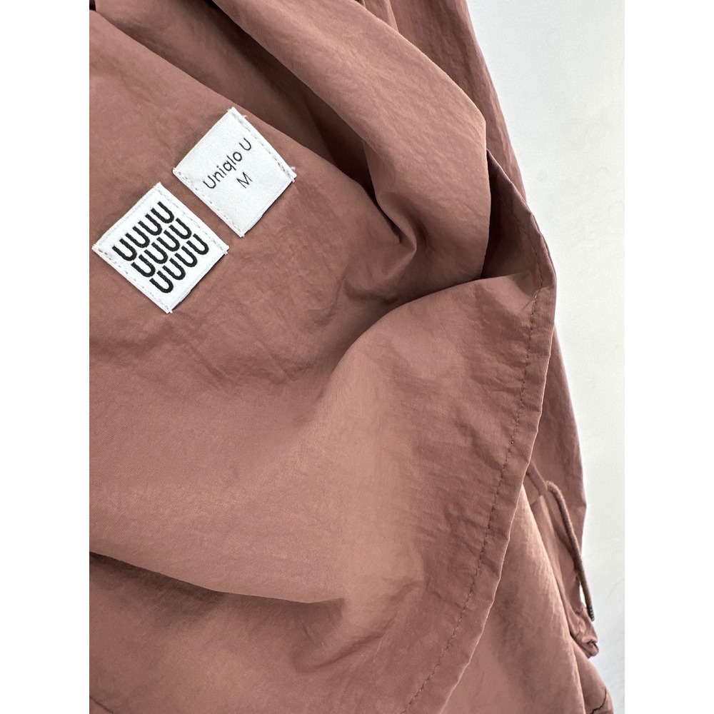 Uniqlo Hooded Parka Jacket Lightweight Drawstring Coat - Picture 4 of 6